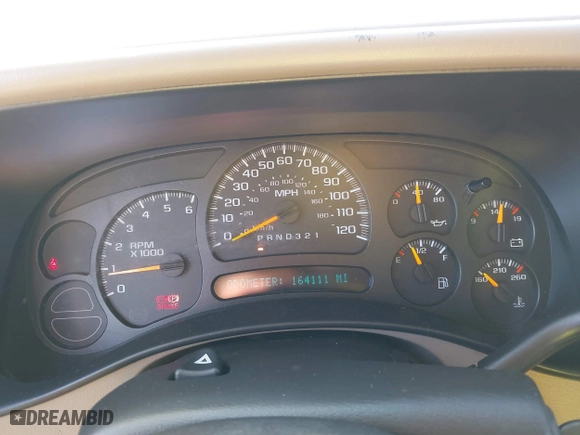 2006 Chevrolet Silverado 1500 LT1 with VIN 1GCEC19V66Z242765, listed as a IAAI auction lot 41430016 with 164,111 mi miles. Bid and sale history available at carsss.com. Image 7.