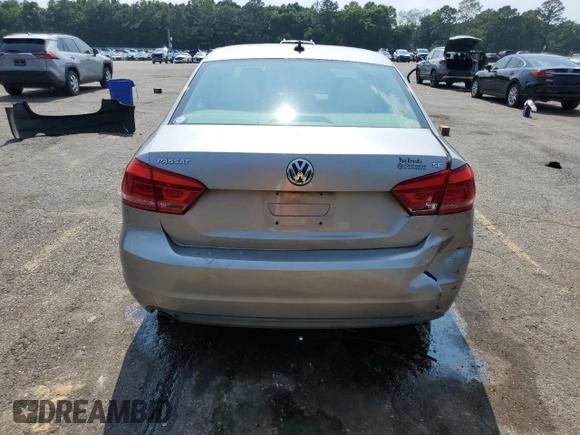 2013 Volkswagen Passat SE with VIN 1VWBH7A32DC150809, listed as a Copart auction lot 58417065 with 220,146 mi miles and Salvage title. Bid and sale history available at DreamBid. Image 6.