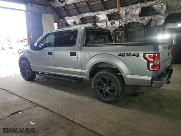2020 Ford F-150 XL with VIN 1FTEW1E44LFA50584, listed as a Copart auction lot 50341385 with 87,141 mi miles and Salvage Title. Bid and sale history available at carsss.com. Image 2.