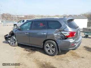 2019 Nissan Pathfinder S with VIN 5N1DR2MM6KC591691, listed as a IAAI auction lot 41803630 with 66,794 mi miles. Bid and sale history available at carsss.com. Image 20.