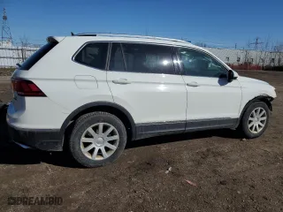 2018 Volkswagen Tiguan SEL Premium with VIN 3VV4B7AX6JM118344, listed as a Copart auction lot 50157515 with 186,812 mi miles and Salvage Title. Bid and sale history available at carsss.com. Image 3.
