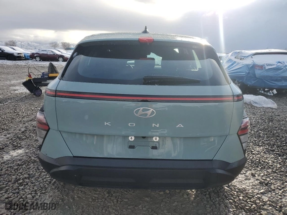 2024 Hyundai Kona SE with VIN KM8HA3AB5RU087851, listed as a Copart auction lot 48897825 with 9,474 mi miles and Salvage Title. Bid and sale history available at carsss.com. Image 6.