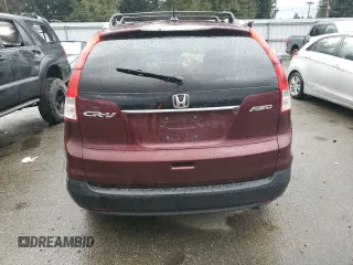 2013 Honda CR-V EX-L with VIN 5J6RM4H72DL018776, listed as a Copart auction lot 47852605 with Not Provided miles and Clean Title. Bid and sale history available at carsss.com. Image 6.