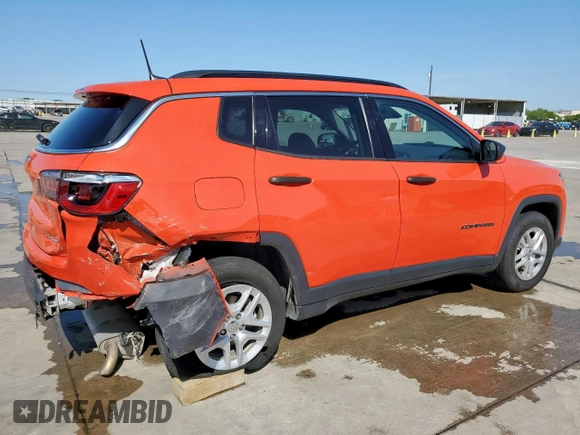 2020 Jeep Compass Sport с VIN 3C4NJCAB3LT253177, выставлен на аукционе Copart как лот 51949525 с пробегом 120 146 миль миль и Чистый • Clean title. История ставок и продаж доступна на DreamBid. Изображение 3.