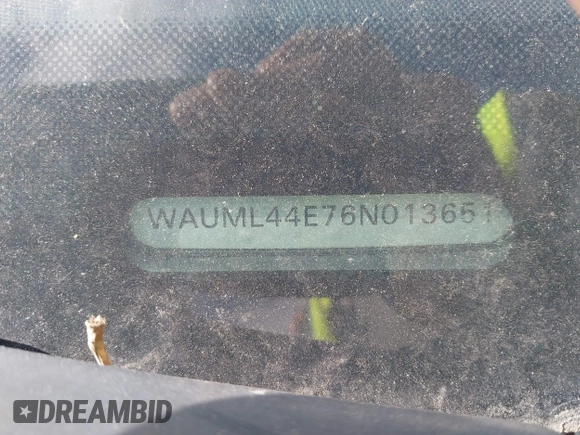 2006 Audi A8 4.2L с VIN WAUML44E76N013651, выставлен на аукционе IAAI как лот 42255365 с пробегом Не указан миль и . История ставок и продаж доступна на DreamBid. Изображение 12.