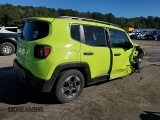 2018 Jeep Renegade Sport with VIN ZACCJAAB7JPG96108, listed as a Copart auction lot 80524194 with 78,834 mi miles and Salvage Title. Bid and sale history available at DreamBid. Image 3.