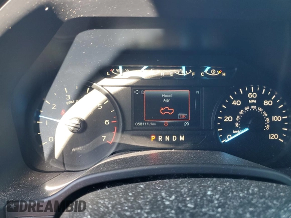 2018 Ford F-150 XL with VIN 1FTEX1CPXJFB21939, listed as a Copart auction lot 49422395 with 58,111 mi miles and Salvage Title. Bid and sale history available at carsss.com. Image 9.