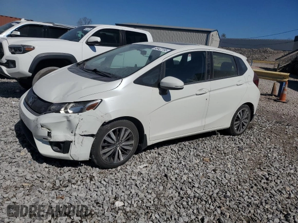 2017 Honda Fit EX-L with VIN JHMGK5H86HS012300, listed as a Copart auction lot 46422195 with 77,741 mi miles and Salvage title. Bid and sale history available at DreamBid. Image 1.