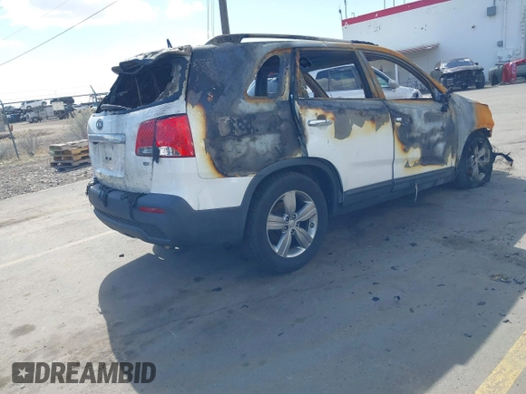2013 Kia Sorento EX with VIN 5XYKU3A69DG318443, listed as a IAAI auction lot 41804384 with Not Provided miles. Bid and sale history available at carsss.com. Image 4.