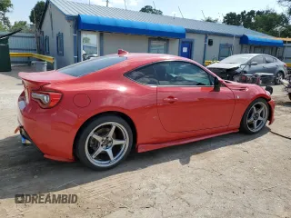 2017 Toyota 86 with VIN JF1ZNAA16H9702679, listed as a Copart auction lot 62074144 with 43,110 mi miles and Salvage Title. Bid and sale history available at carsss.com. Image 3.