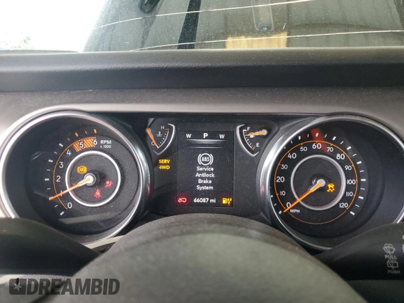 2020 Jeep Wrangler Unlimited Sport z VIN 1C4HJXDM3LW231868, wystawiony jako Copart lot #60890985 z przebiegiem 46 087 mil mil oraz Szkoda całkowita • Salvage title. Historia ofert i sprzedaży dostępna na DreamBid. Obrazek 9.
