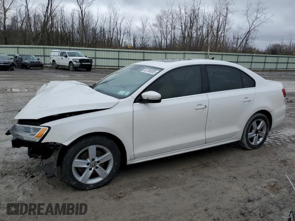 2012 Volkswagen Jetta Sedan TDI with VIN 3VW3L7AJ9CM091367, listed as a Copart auction lot 52708305 with 142,883 mi miles and Salvage Title. Bid and sale history available at carsss.com. Image 1.