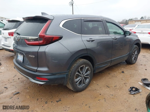 2020 Honda CR-V EX-L with VIN 2HKRW2H86LH699220, listed as a IAAI auction lot 41558449 with 91,111 mi miles. Bid and sale history available at carsss.com. Image 4.