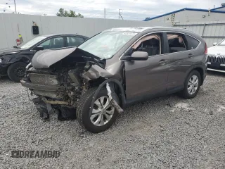 2012 Honda CR-V EX-L with VIN 5J6RM4H7XCL031502, listed as a Copart auction lot 62853475 with Not provided miles and Salvage title. Bid and sale history available at DreamBid. Image 1.
