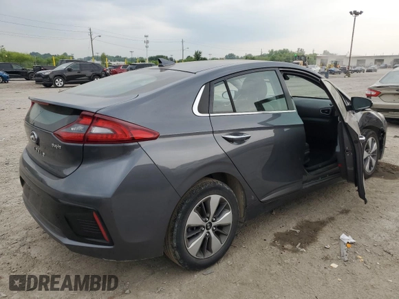 2019 Hyundai Ioniq Limited with VIN KMHC75LD0KU172590, listed as a Copart auction lot 60489925 with 45,059 mi miles and Salvage title. Bid and sale history available at DreamBid. Image 3.