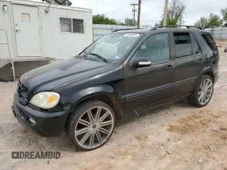 2004 Mercedes-Benz M-Class 3.5L with VIN 4JGAB57E34A460598, listed as a Copart auction lot 53153075 with 159,867 mi miles and Clean Title. Bid and sale history available at carsss.com. Image 1.