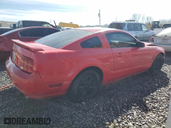 2009 Ford Mustang with VIN 1ZVHT80N795126860, listed as a Copart auction lot 45681495 with 180,577 mi miles and Salvage Title. Bid and sale history available at carsss.com. Image 3.