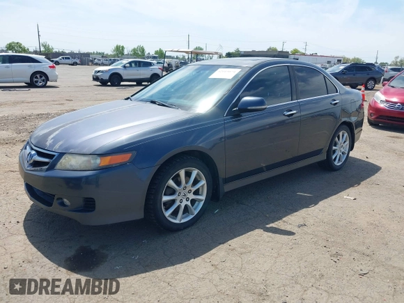 2007 Acura TSX with VIN JH4CL96807C009102, listed as a IAAI auction lot 42019074 with 169,109 mi miles. Bid and sale history available at carsss.com. Image 2.