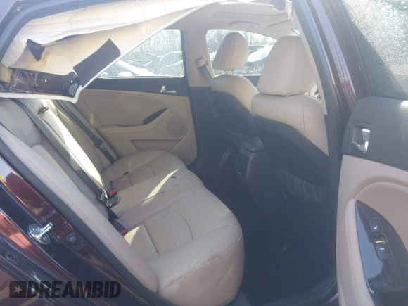 2014 Kia Optima EX with VIN 5XXGN4A73EG312628, listed as a IAAI auction lot 41301343 with Not Provided miles and . Bid and sale history available at carsss.com. Image 8.