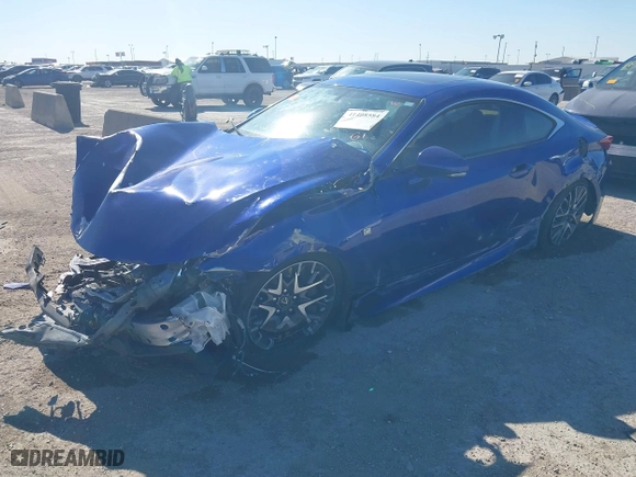 2015 Lexus RC 350 with VIN JTHHE5BC3F5009603, listed as a IAAI auction lot 41408584 with 109,962 mi miles. Bid and sale history available at carsss.com. Image 18.