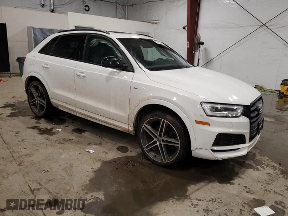 2018 Audi Q3 Premium Plus z VIN WA1JCCFS2JR023745, wystawiony jako Copart lot #86858734 z przebiegiem 83 720 mil mil oraz Szkoda całkowita • Salvage title. Historia ofert i sprzedaży dostępna na DreamBid. Obrazek 4.