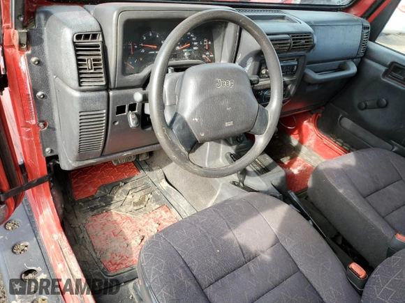 2002 Jeep Wrangler X with VIN 1J4FA39S42P750678, listed as a Copart auction lot 48737005 with 188,353 mi miles and Clean Title. Bid and sale history available at carsss.com. Image 8.