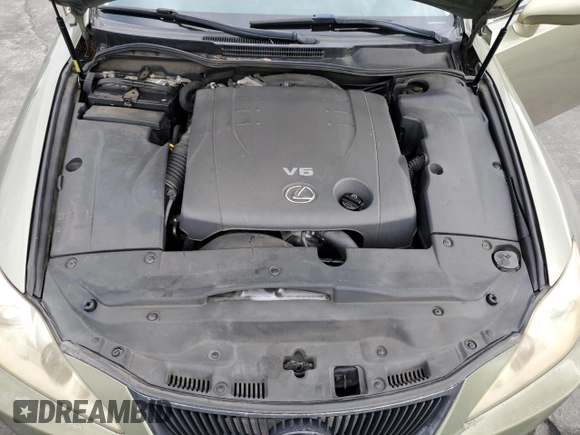 2008 Lexus IS with VIN JTHBK262382064684, listed as a Copart auction lot 54203465 with Not Provided miles and Salvage Title. Bid and sale history available at carsss.com. Image 11.