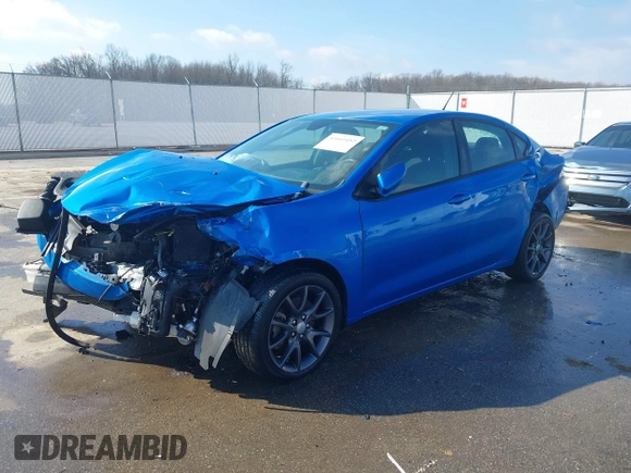 2016 Dodge Dart SE with VIN 1C3CDFAA9GD533547, listed as a IAAI auction lot 41669452 with 1 mi miles. Bid and sale history available at carsss.com. Image 17.