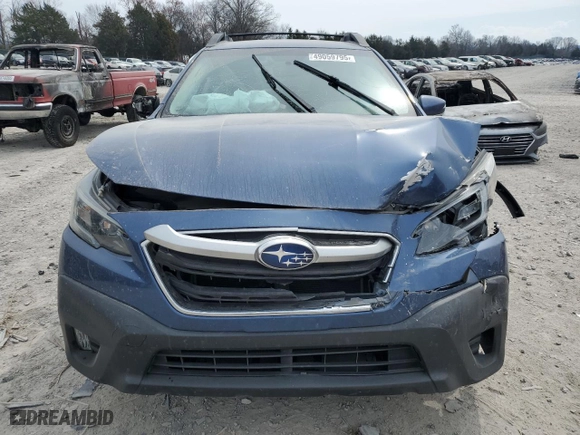 2021 Subaru Outback Premium with VIN 4S4BTADC8M3153946, listed as a Copart auction lot 49059795 with 112,734 mi miles and Salvage Title. Bid and sale history available at carsss.com. Image 5.