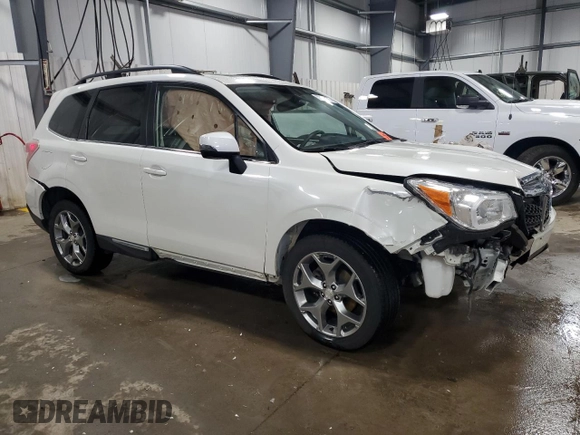 2016 Subaru Forester Touring с VIN JF2SJAVC5GH441179, выставлен на аукционе Copart как лот 53189875 с пробегом 61 695 миль миль и Списание • Salvage title. История ставок и продаж доступна на DreamBid. Изображение 4.