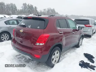 2017 Chevrolet Trax LT with VIN 3GNCJPSB1HL205687, listed as a IAAI auction lot 41566773 with 1 mi miles. Bid and sale history available at carsss.com. Image 4.