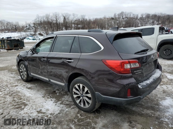 2017 Subaru Outback Touring with VIN 4S4BSETC0H3209198, listed as a Copart auction lot 44731005 with 56,860 mi miles and Salvage title. Bid and sale history available at DreamBid. Image 2.