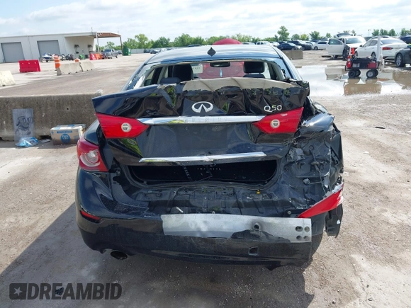 2015 Infiniti Q50 Premium with VIN JN1BV7AP6FM352678, listed as a IAAI auction lot 42197537 with 192,761 mi miles and . Bid and sale history available at DreamBid. Image 6.