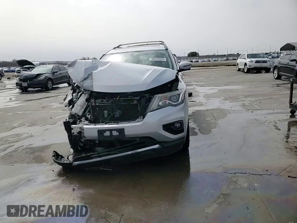 2018 Nissan Pathfinder SV with VIN 5N1DR2MN0JC671320, listed as a Copart auction lot 48250555 with 0 mi miles and Salvage Title. Bid and sale history available at carsss.com. Image 15.