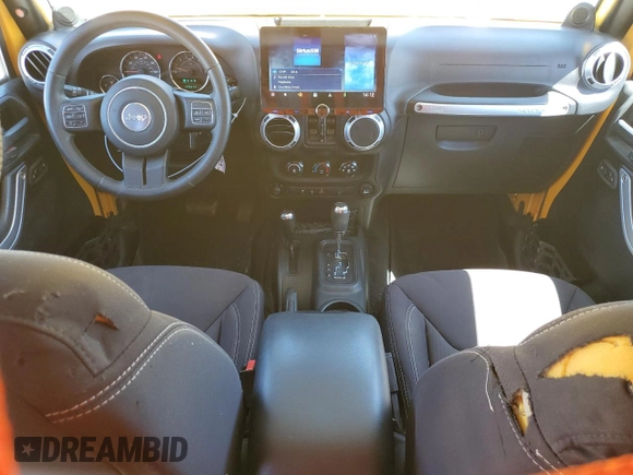 2013 Jeep Wrangler Unlimited Rubicon with VIN 1C4BJWFG9DL543798, listed as a Copart auction lot 49322385 with 159,674 mi miles and Salvage Title. Bid and sale history available at carsss.com. Image 8.