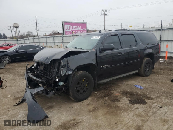 2012 GMC Yukon XL SLT with VIN 1GKS2KE78CR320272, listed as a Copart auction lot 81110124 with 214,889 mi miles and Salvage Title. Bid and sale history available at carsss.com. Image 1.