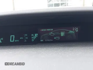 2013 Toyota Prius One with VIN JTDKN3DU0D5597099, listed as a IAAI auction lot 41600229 with 77,937 mi miles. Bid and sale history available at carsss.com. Image 15.