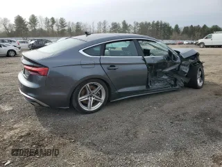 2022 Audi A5 Sportback S line Premium Plus with VIN WAUFACF50NA024891, listed as a Copart auction lot 51643235 with 0 mi miles and Salvage Title. Bid and sale history available at carsss.com. Image 3.