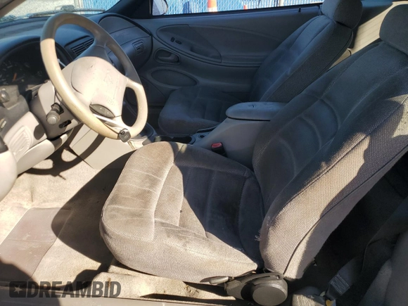 1998 Ford Mustang with VIN 1FAFP4443WF161707, listed as a Copart auction lot 45647115 with 105,205 mi miles and Salvage Title. Bid and sale history available at carsss.com. Image 7.