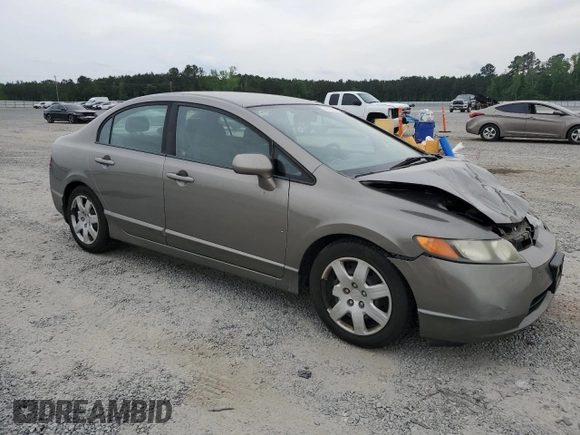 2008 Honda Civic LX z VIN 1HGFA16508L024861, wystawiony jako Copart lot #54228605 z przebiegiem 169 717 mil mil oraz Szkoda całkowita • Salvage title. Historia ofert i sprzedaży dostępna na DreamBid. Obrazek 4.