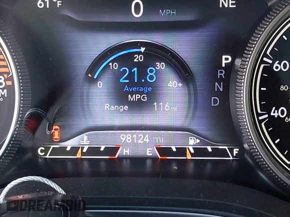 2019 Jeep Cherokee Trailhawk with VIN 1C4PJMBX3KD246100, listed as a IAAI auction lot 41191581 with 98,124 mi miles and . Bid and sale history available at DreamBid. Image 15.