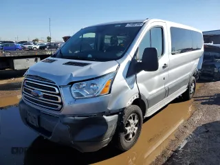 2016 Ford Transit Wagon XL with VIN 1FMZK1YM1GKB28773, listed as a Copart auction lot 71480194 with 0 mi miles and Salvage Title. Bid and sale history available at carsss.com. Image 1.