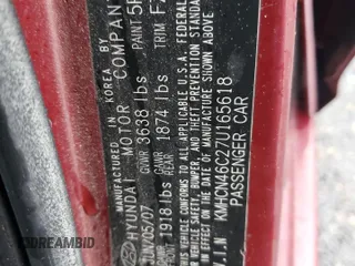 2007 Hyundai Accent GLS с VIN KMHCN46C27U165618, выставлен на аукционе Copart как лот 57366425 с пробегом 88 971 миль миль и Списание • Salvage title. История ставок и продаж доступна на DreamBid. Изображение 12.