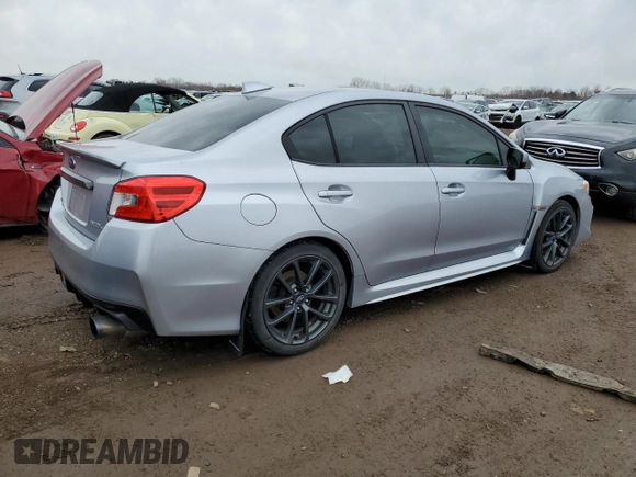 2019 Subaru WRX Premium with VIN JF1VA1C65K9828526, listed as a Copart auction lot 52082935 with 55,127 mi miles and Salvage title. Bid and sale history available at DreamBid. Image 3.