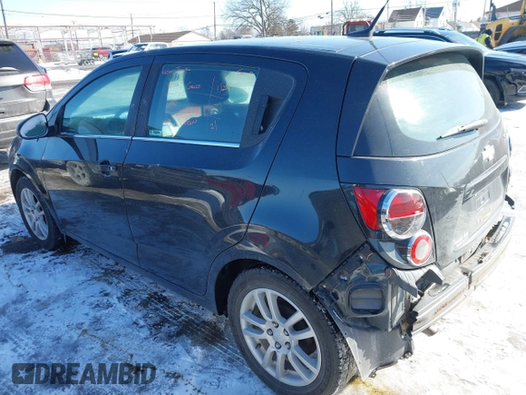 2013 Chevrolet Sonic LT with VIN 1G1JC6SG1D4250167, listed as a IAAI auction lot 41498238 with 66,750 mi miles. Bid and sale history available at carsss.com. Image 3.
