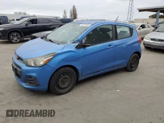 2016 Chevrolet Spark LS with VIN KL8CB6SA3GC571287, listed as a Copart auction lot 43273455 with 113,365 mi miles and Salvage Title. Bid and sale history available at carsss.com. Image 1.