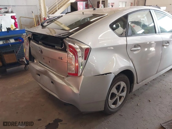 2012 Toyota Prius One with VIN JTDKN3DU5C1493732, listed as a IAAI auction lot 41686254 with 102,228 mi miles. Bid and sale history available at carsss.com. Image 6.