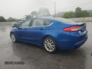 2017 Ford Fusion SE with VIN 3FA6P0H72HR341506, listed as a Copart auction lot 53619855 with 66,866 mi miles and Salvage Title. Bid and sale history available at carsss.com. Image 2.
