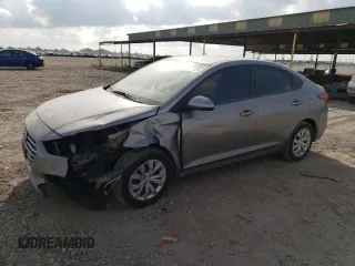 2022 Hyundai Accent SEL with VIN 3KPC24A61NE182923, listed as a Copart auction lot 63205323 with 8,312 mi miles. Bid and sale history available at carsss.com. Image 1.
