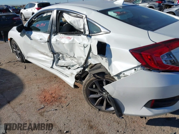 2020 Honda Civic EX-L with VIN 19XFC1F79LE015183, listed as a IAAI auction lot 41418080 with 45,921 mi miles and . Bid and sale history available at DreamBid. Image 6.